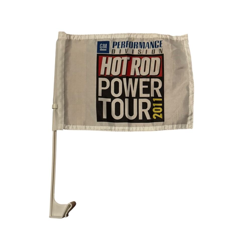 GM Performance Hot Rod Power Tour 2011 Car‎ Window Flag Event Promo Souvenir